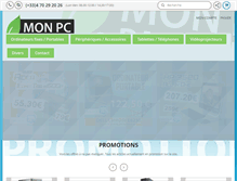 Tablet Screenshot of monpcpascher.com